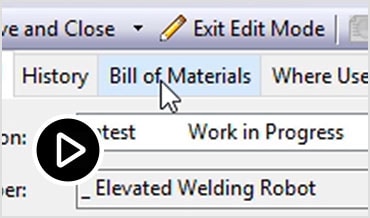 视频：在 Autodesk Vault 中更好地管理材质、数量和其他设计特性。