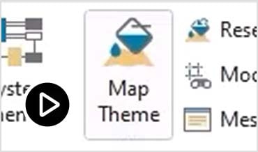 视频：新的“地图主题”功能演示，该功能取代 InfoWater Pro 中以前的“地图显示”窗口（英文）